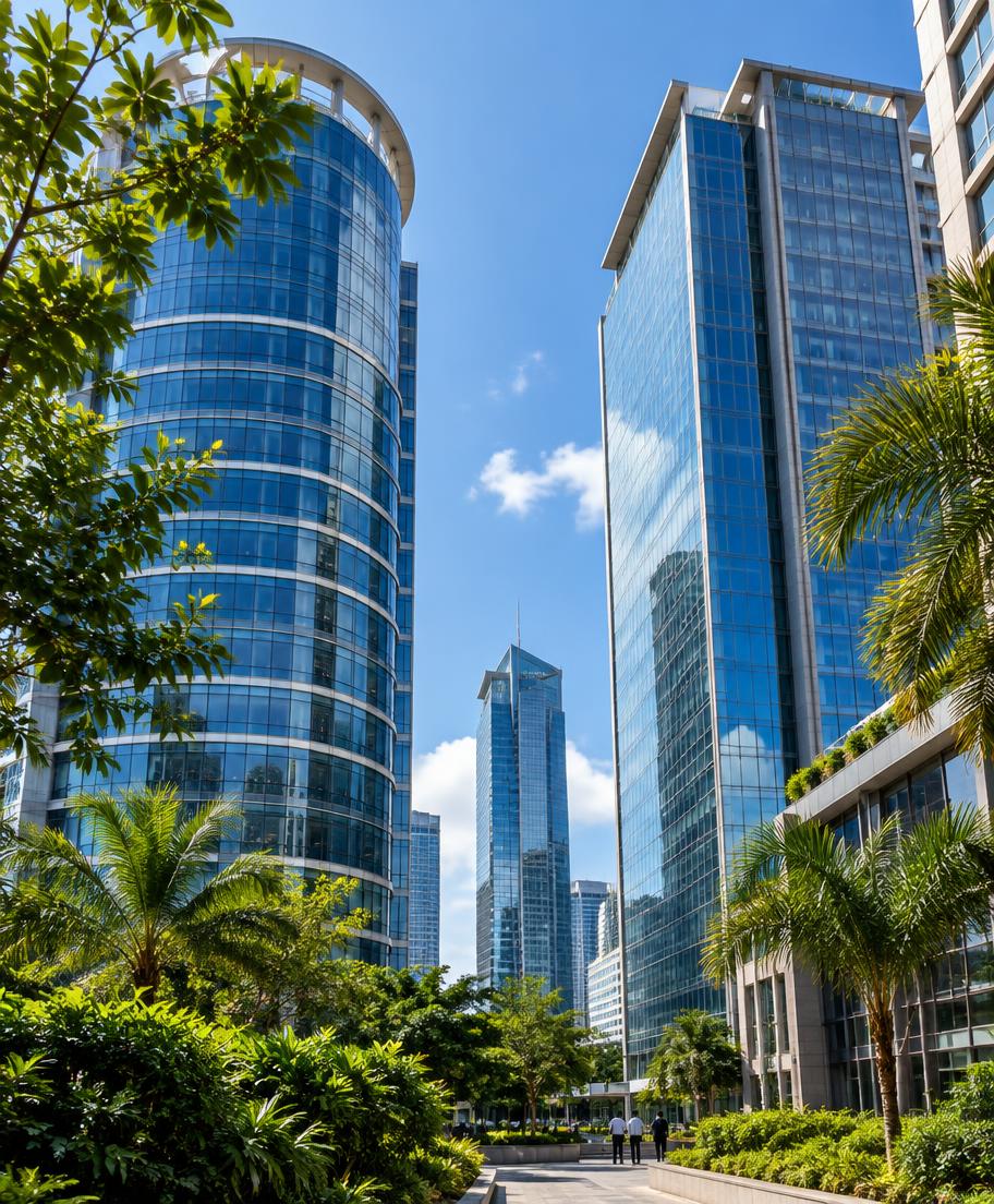 Contemporary commercial architecture inspired by Nairobi